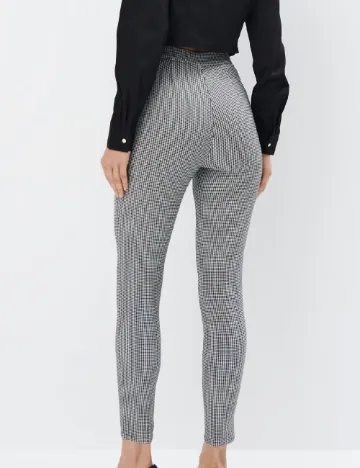 Pantaloni Mohito, alb/negru