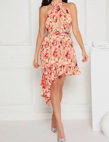Rochie scurta SHEIN, floral print