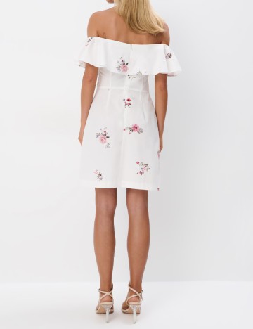 Rochie scurta Mohito, alb
