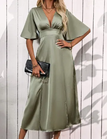 Rochie medie SHEIN, verde