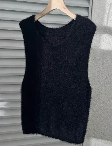 Top SHEIN CURVE, negru