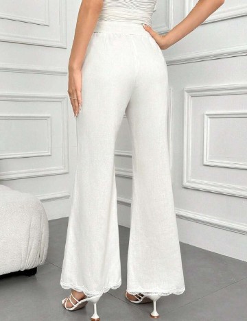 Pantaloni SHEIN, alb