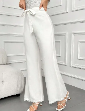 Pantaloni SHEIN, alb