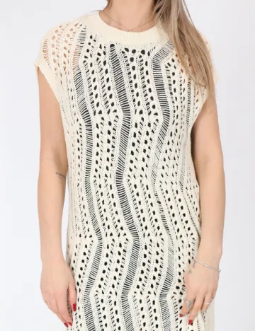 Rochie lunga Vero Moda, crem