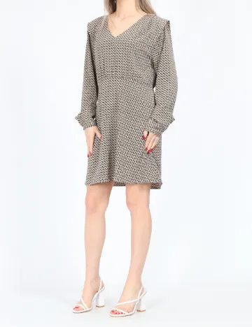 Rochie scurta Only, maro deschis