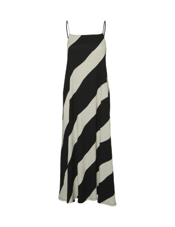 Rochie lunga Vero Moda, alb/negru