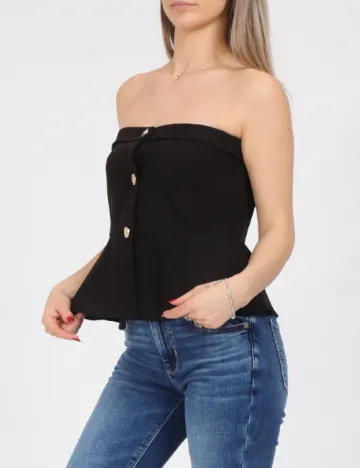 Top Vero Moda, negru
