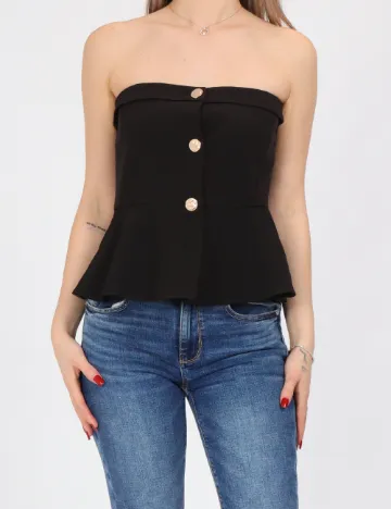 Top Vero Moda, negru