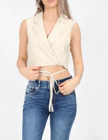 Vesta Vero Moda, crem Crem