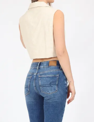 Vesta Vero Moda, crem Crem