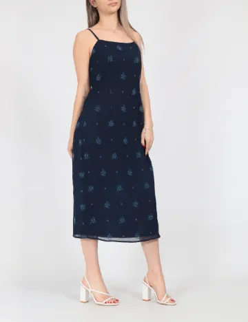 Rochie medie Vero Moda, bleumarin