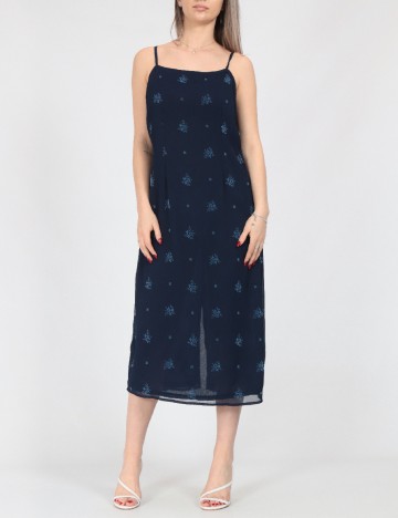 Rochie medie Vero Moda, bleumarin