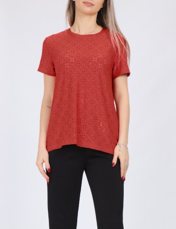 Tricou Jacqueline de Yong, caramiziu