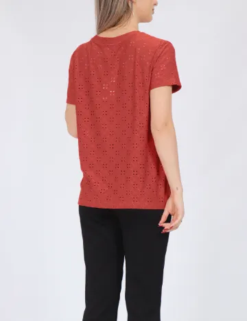 Tricou Jacqueline de Yong, caramiziu