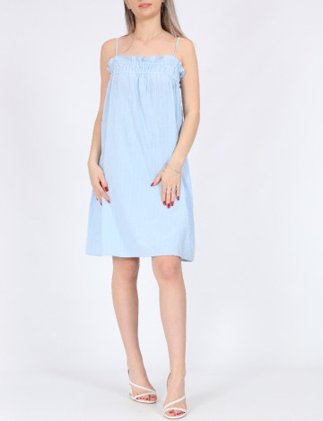 Rochie scurta Pieces, bleu
