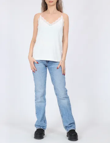 Maiou Vero Moda, alb