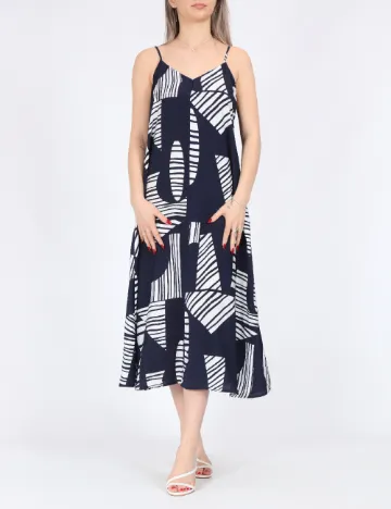 Rochie medie Vero Moda, bleumarin