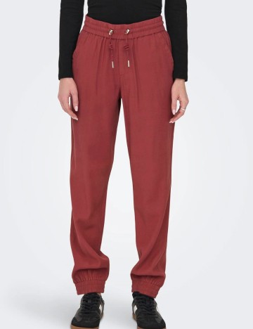 Pantaloni Only, visiniu