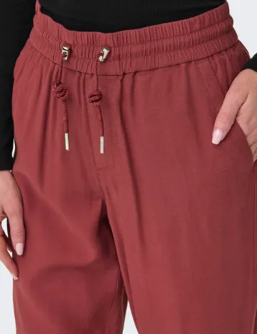 Pantaloni Only, visiniu