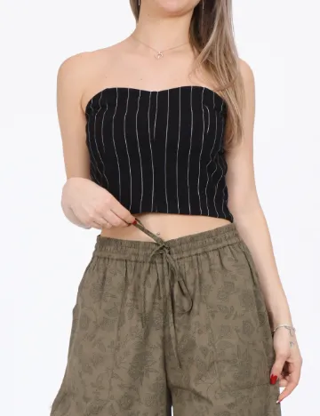 Top Jacqueline de Yong, negru