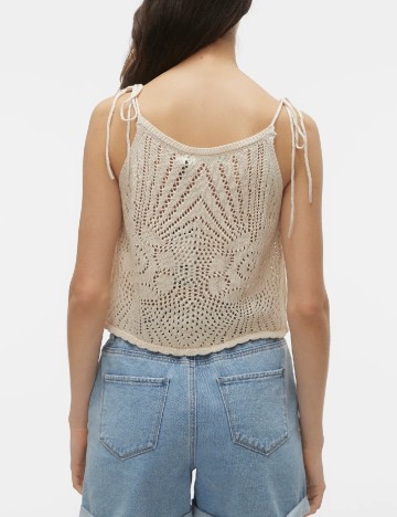 Top Vero Moda, crem