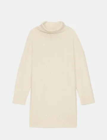 Rochie scurta Mohito, crem