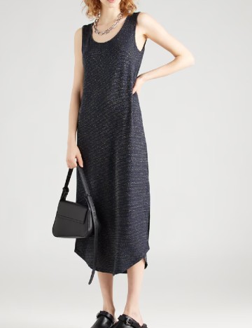Rochie medie Pieces, bleumarin inchis