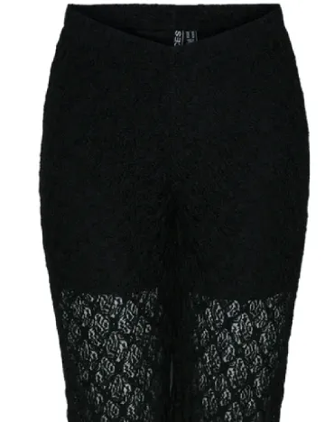 Pantaloni Pieces, negru