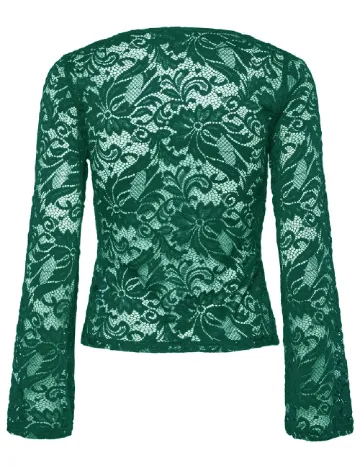 Bluza Pieces, verde
