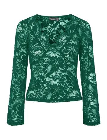 Bluza Pieces, verde