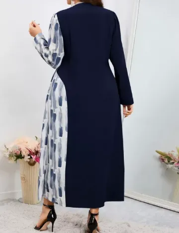 Rochie lunga SHEIN CURVE, bleumarin