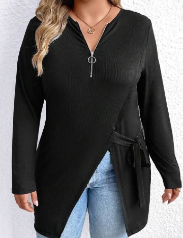 Bluza SHEIN CURVE, negru