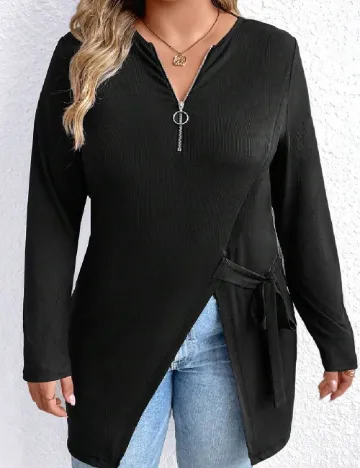 Bluza SHEIN CURVE, negru