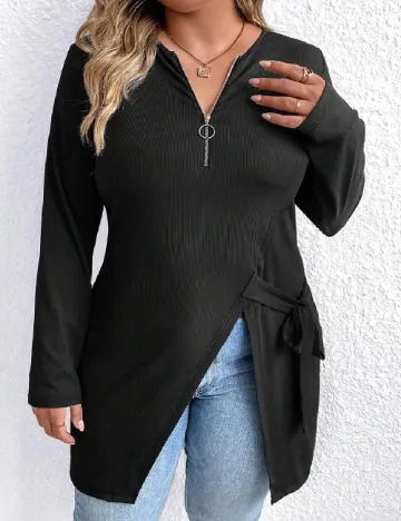 Bluza SHEIN CURVE, negru