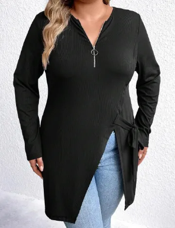 Bluza SHEIN CURVE, negru