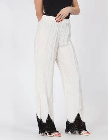 Pantaloni Vero Moda, ecru