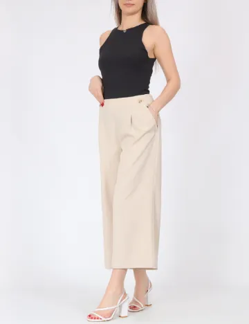 Pantaloni Vero Moda, crem