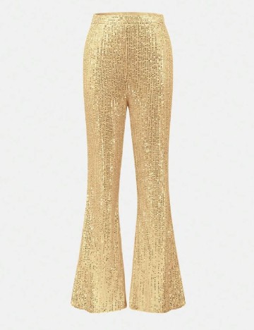 Pantaloni SHEIN, auriu