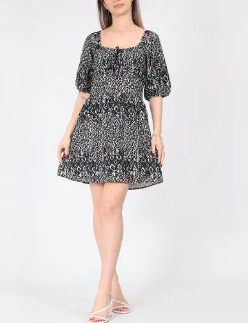 Rochie scurta Noisy May, negru