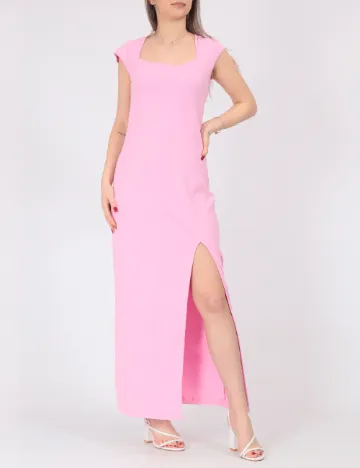 Rochie lunga Noisy May, roz