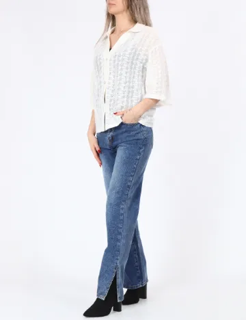 Bluza Pieces, alb