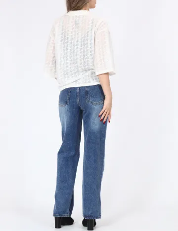 Bluza Pieces, alb
