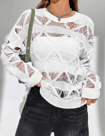 Bluza SHEIN, alb