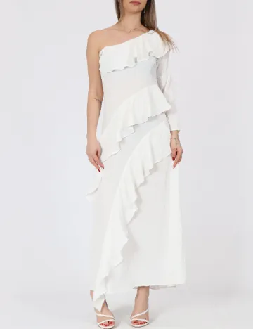 Rochie lunga Vero Moda, alb