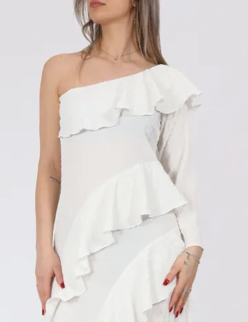 Rochie lunga Vero Moda, alb