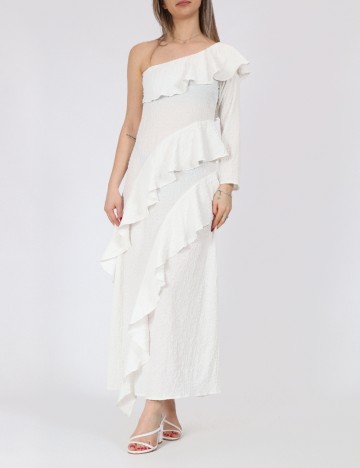 Rochie lunga Vero Moda, alb