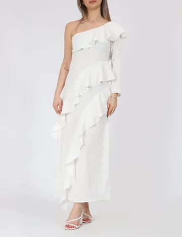Rochie lunga Vero Moda, alb
