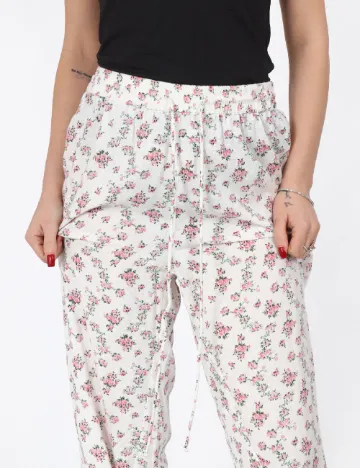 Pantaloni Pieces, floral print
