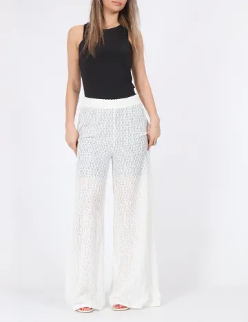 Pantaloni Vero Moda, alb