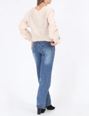 Bluza Pieces, crem